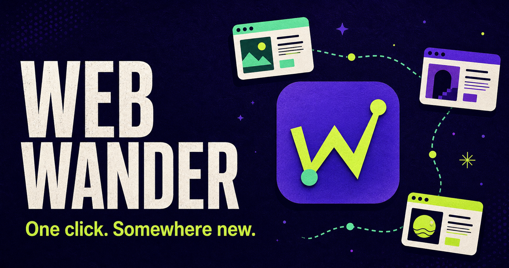 Web Wander — A random website every click